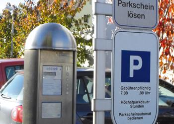 Parkscheinautomat - Parken in Wesel