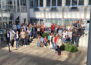 Gruppenfoto Kick Off Veranstaltung Aktiv fürs Klima