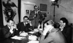 Bürgermeister Kräcker und Stadtdirektor Dr. Reuber führten Ende Juli 1962 das weltweit erste interkontinentale Telefongespräch per Satellit