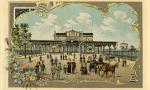 Der Weseler Bahnhof auf einer Postkarte