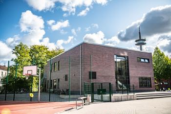 GGS Innenstadt Blick auf den neuen Anbau