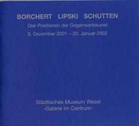 Titelblatt des Kataloges Drei Positionen der Gegenwartskunst