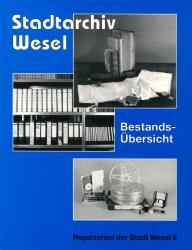 Cover "Stadtarchiv Wesel Bestandsübersicht"