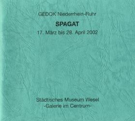 Titelblatt des Kataloges Spagat