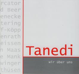 Titelblatt des Kataloges Tanedi - Wir über uns
