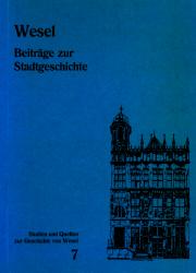Cover "Wesel - Beiträge zur Stadtgeschichte"