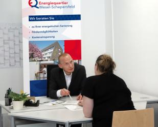 Energieberatung durch Sanierungsmanager im Energiequartier Schepersfeld 