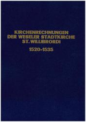 Cover "Kirchenrechnungen Willibrordi 1520-1535"