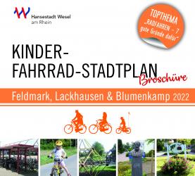 Kinder-Fahrrad-Stadtplan Feldmark 2022, Titelseite