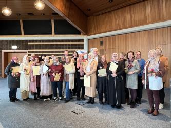 Zertifikatsverleihung an Pflegelotsinnen des Projektes "Guter Lebensabend NRW" Gruppenfoto Pflegelotsinnen des Projektes "Guter Lebensabend NRW"