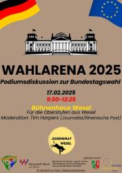 Wahlarena zur Bundestagswahl 2025